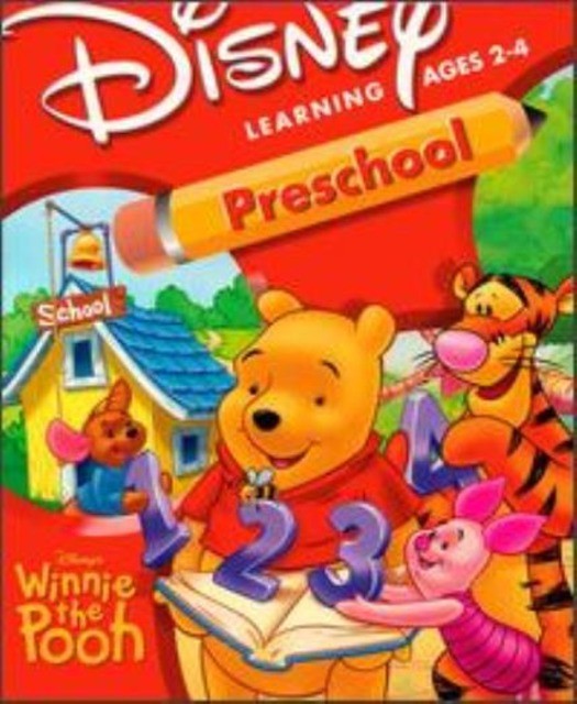 Disney's Winnie The Pooh Preschool PC MAC CD letter phonics numbers music game!