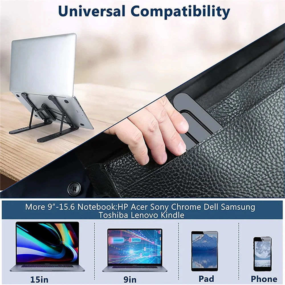 Foldable Laptop Stand Portable Ergonomic Holder for MacBook Pro