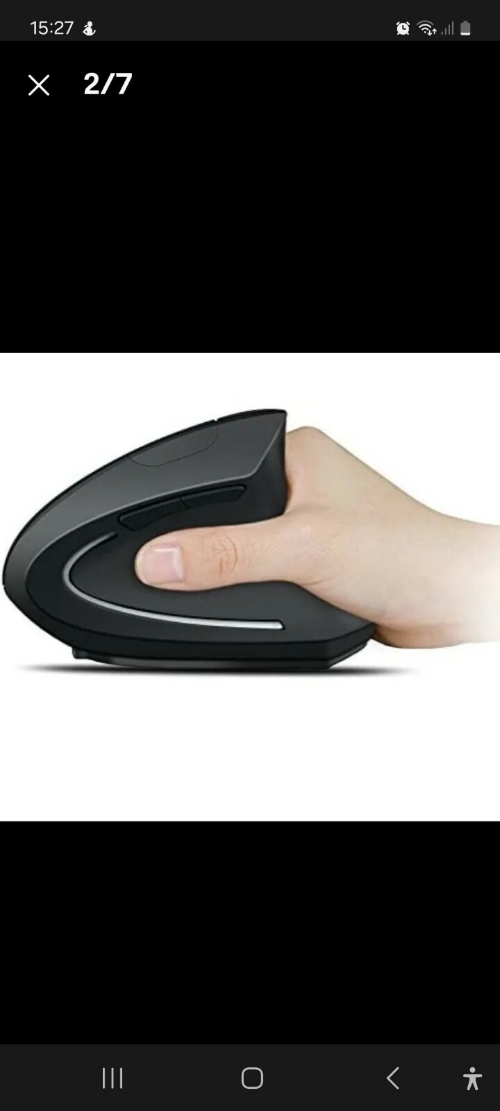 Wireless Ergonomic Optical Mouse Battery Bluetooth 800/1200/1600DPI