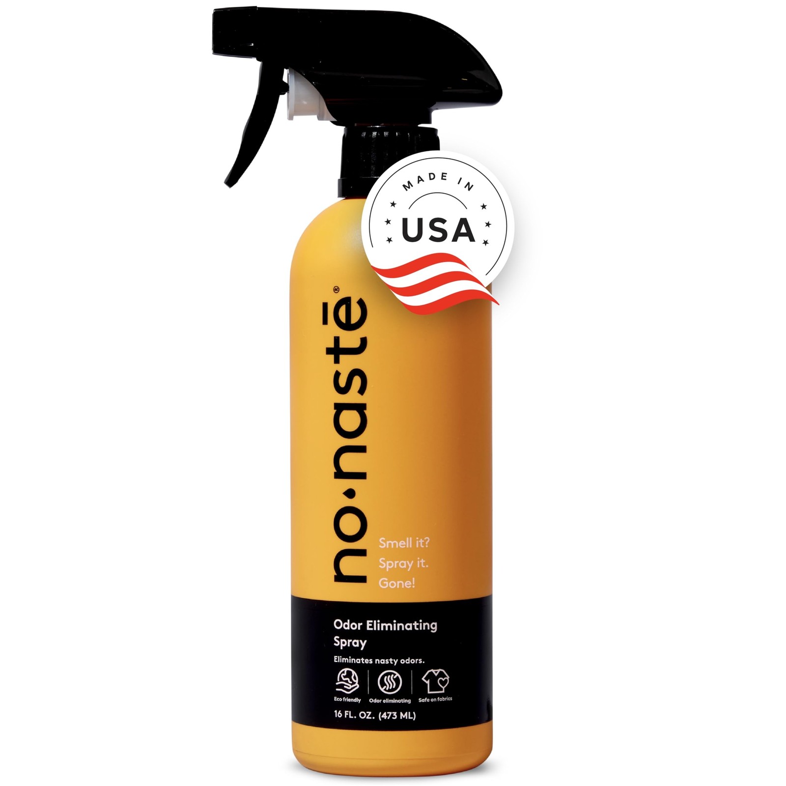 Nonaste Odor Eliminating Spray for Shoes, Gym Bags, Sports Gear & Yoga (16 Oz...