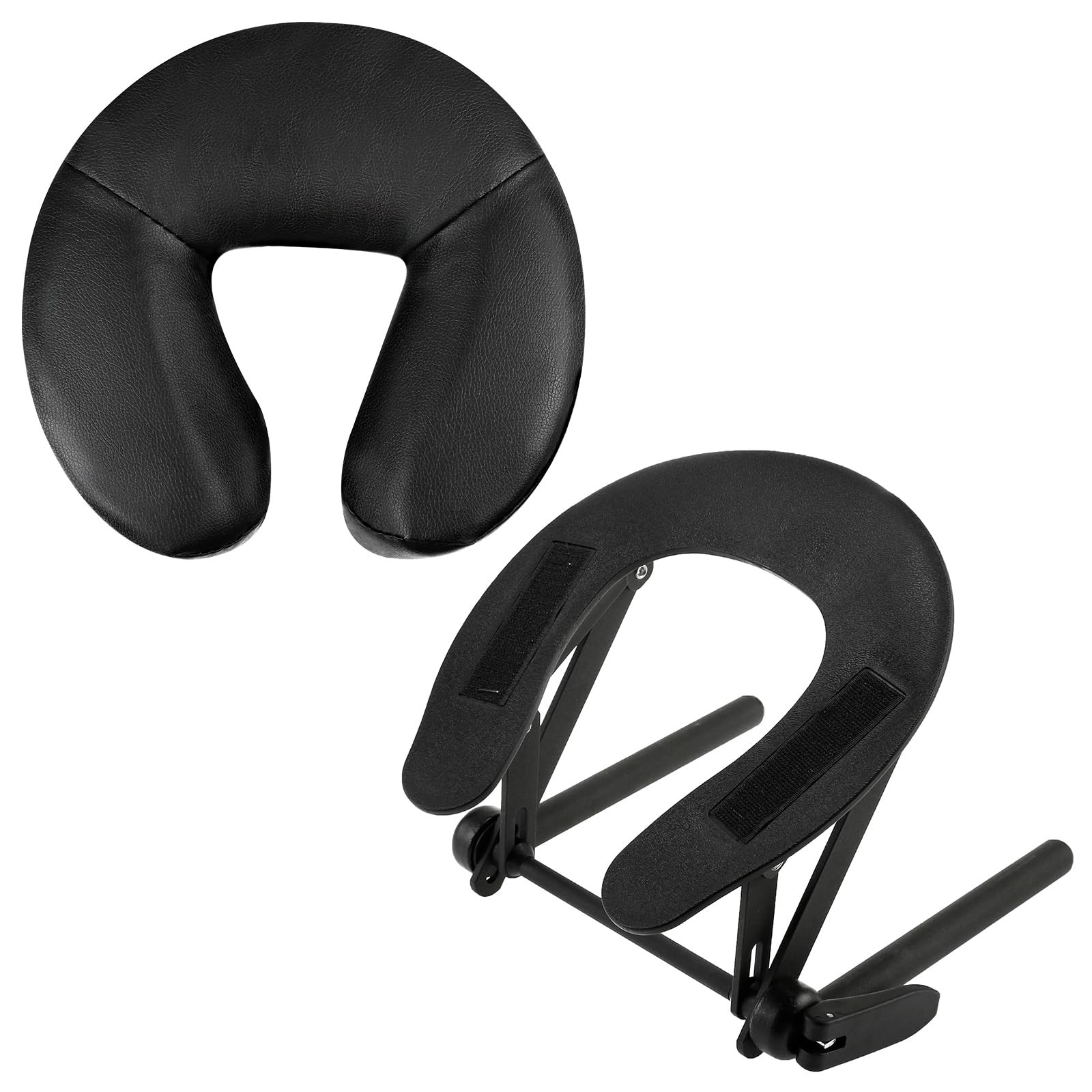 Adjustable Massage Table Face Cradle with Pillow Cushion Massage Table Bed Ch...