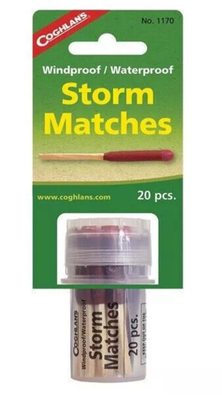 Windproof / Waterproof Storm Matches - 20 pcs. - Coghlan’s