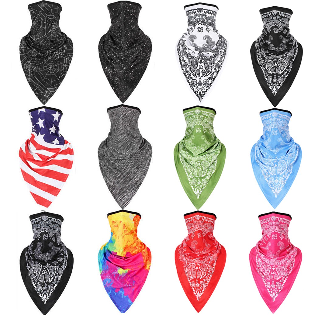 Neck Gaiter Bandana Cycling Face Mask Sun Cooling Scarf Face Cover for Men Women