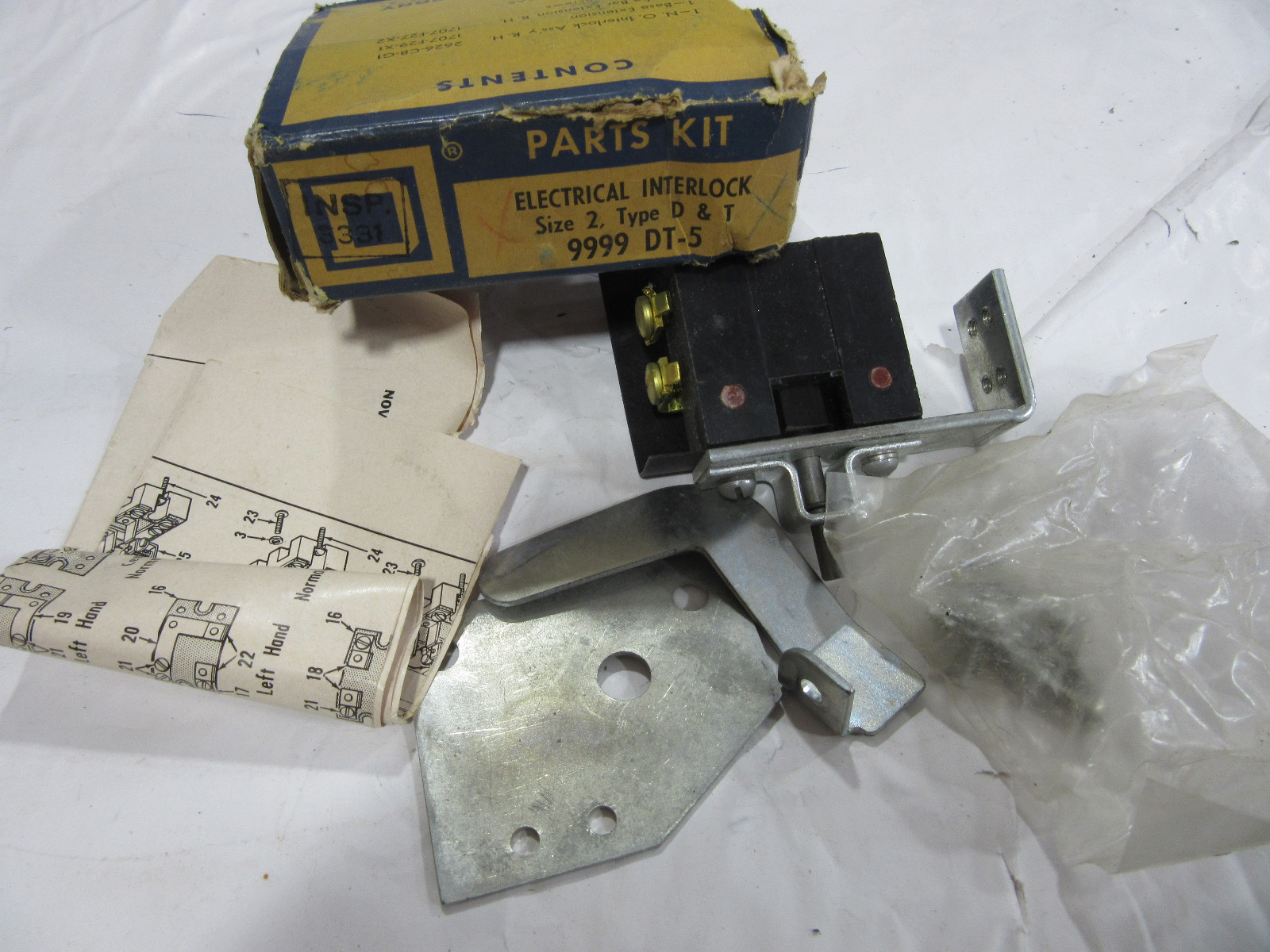 Square D 9999DT-5 Electrical interlock for Size 2 NEW!!! Free Shipping