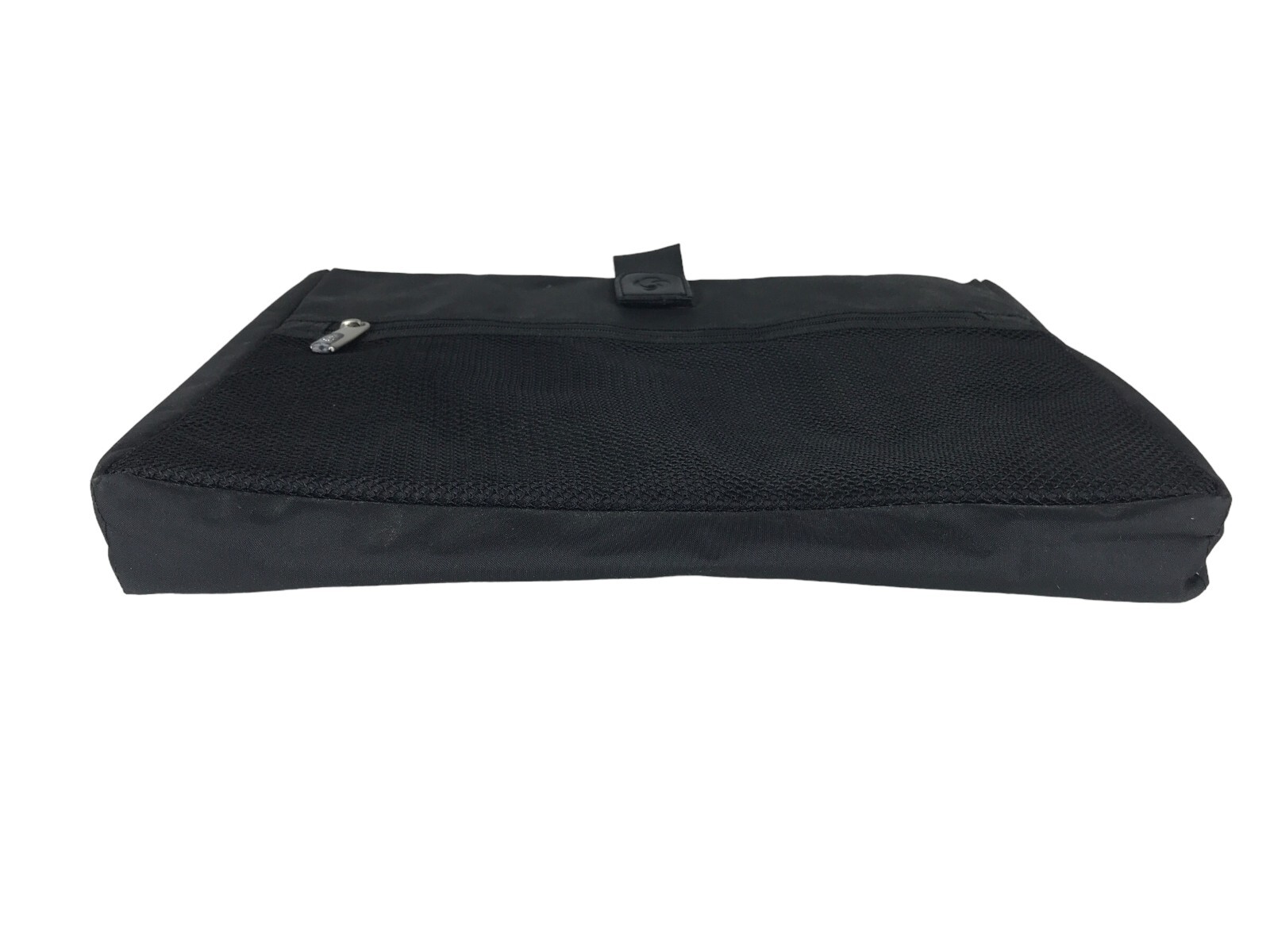 Samsonite Laptop Sleeve Case Unisex Black Outer Pockets Hook And Loop