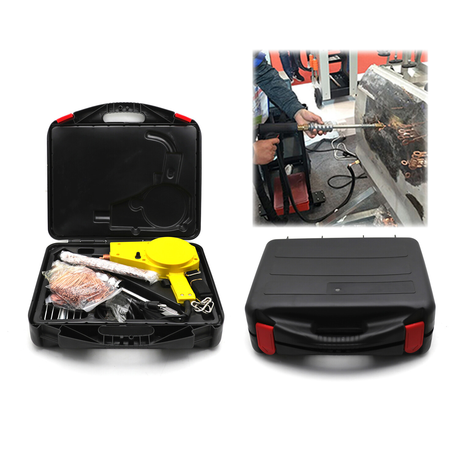 Stud Welder Starter Spot Puller Kit Hammer Gun Auto Repair Tool Dent Puller Car