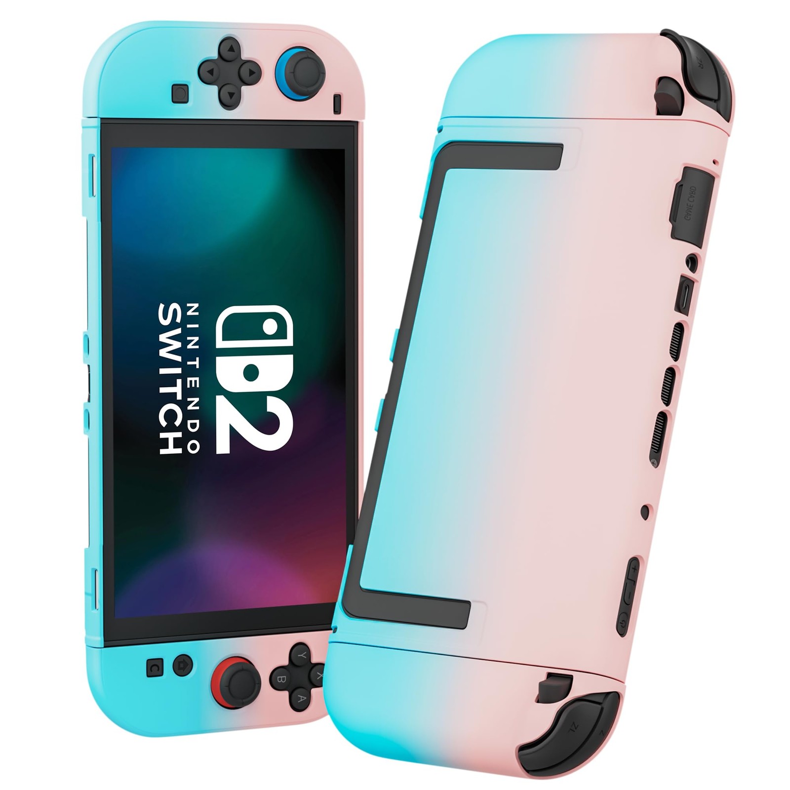 RHOTALL Switch 2 Pink Blue Dockable Case
