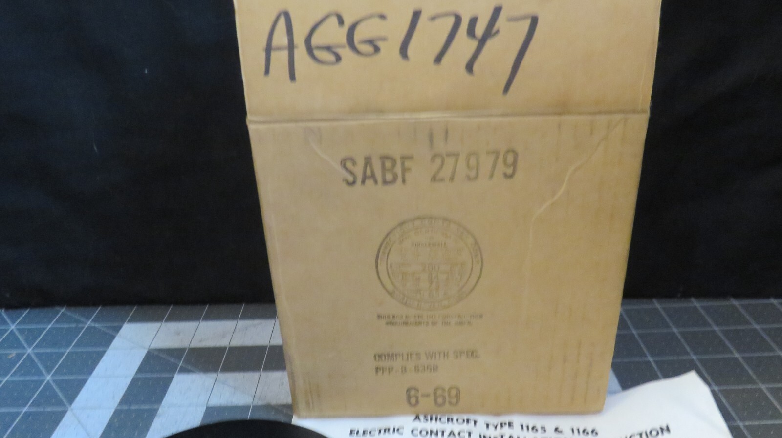 Ashcroft AGG 1747 Electric Pressure Gauge Contact