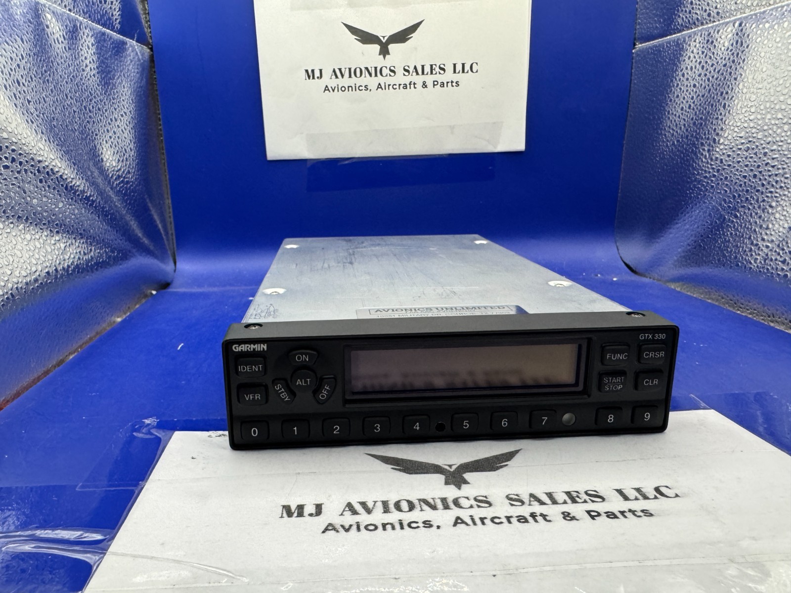 GARMIN GTX 330ES MODE S ADS-B TRANSPONDER P/N 011-00455-60 WITH FORM FAA 8130-3