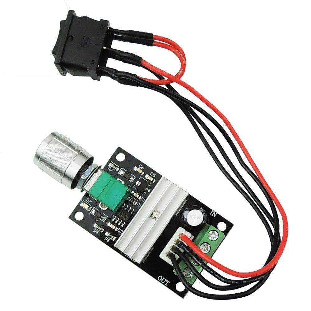 DC Motor Speed Controller 6V/12V/24V/28V 3A 80W Adjustable PWM Switch 1203BB