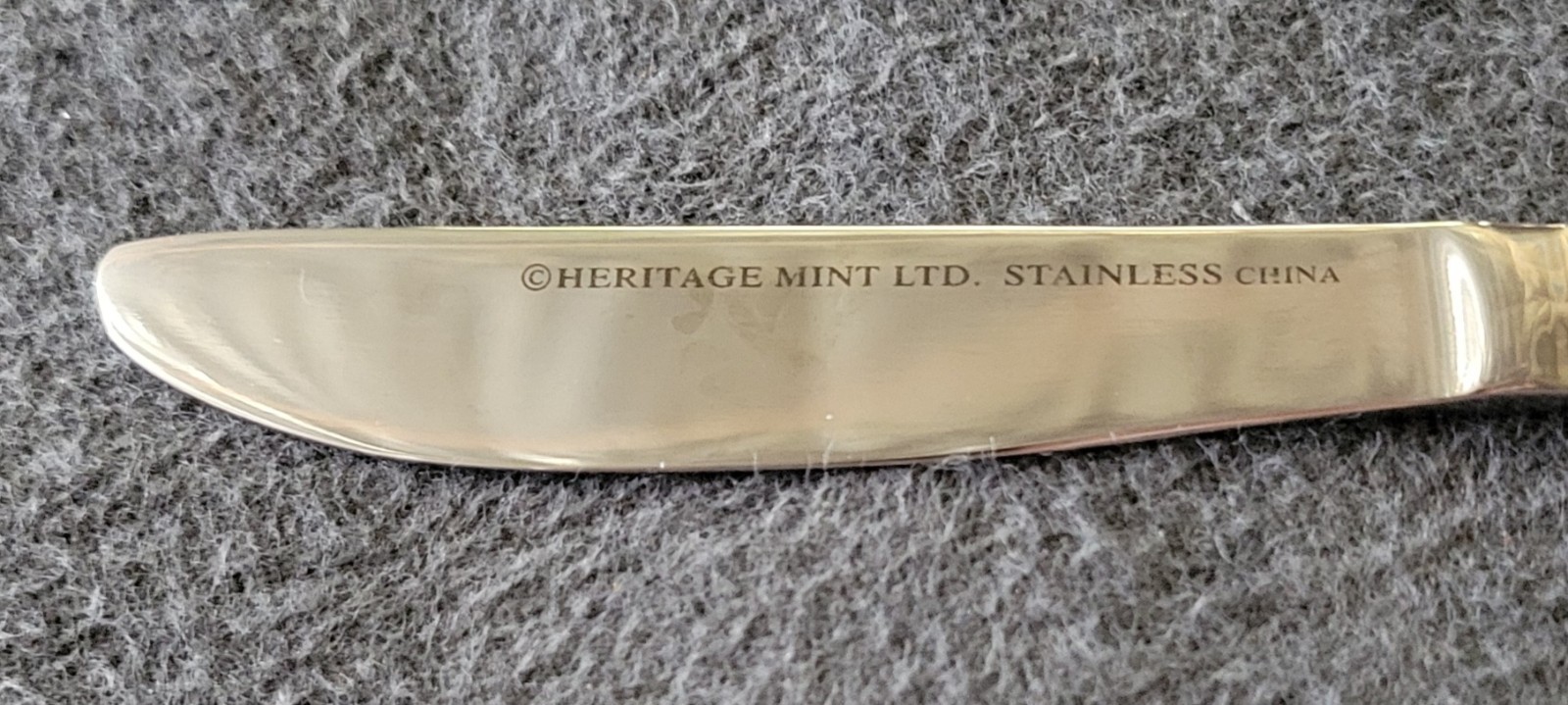 3-pc Child's Flatware Set SAFRANO Pattern Stainless Heritage Mint Ltd NEW