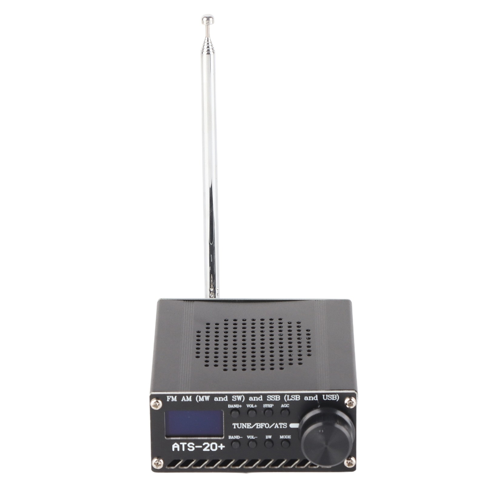 Full Band Radio Receiver AM LW MW SW Radio Scanner with Antenna ATS‑20+ Si4735