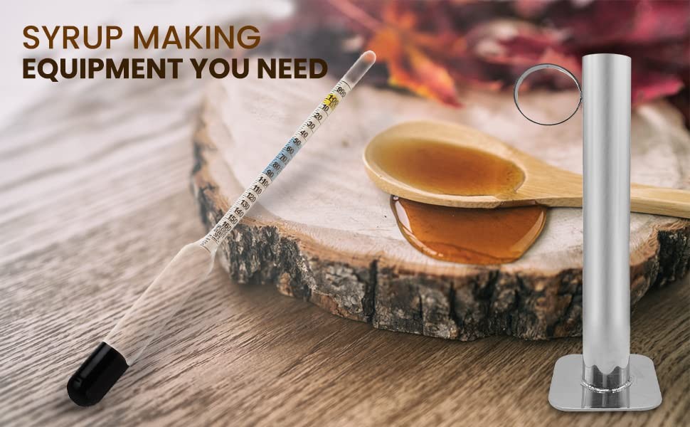 Maple Syrup Hydrometer Test Cup - 8 Inch Tree Tapping Cup...