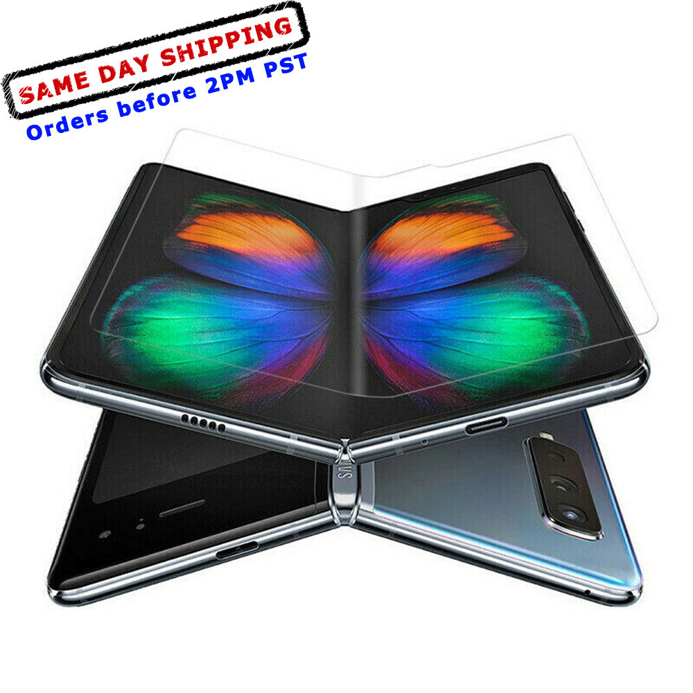 High Definition PET Soft Screen Protector Fits Samsung Galaxy Fold 5G/SM-F900U