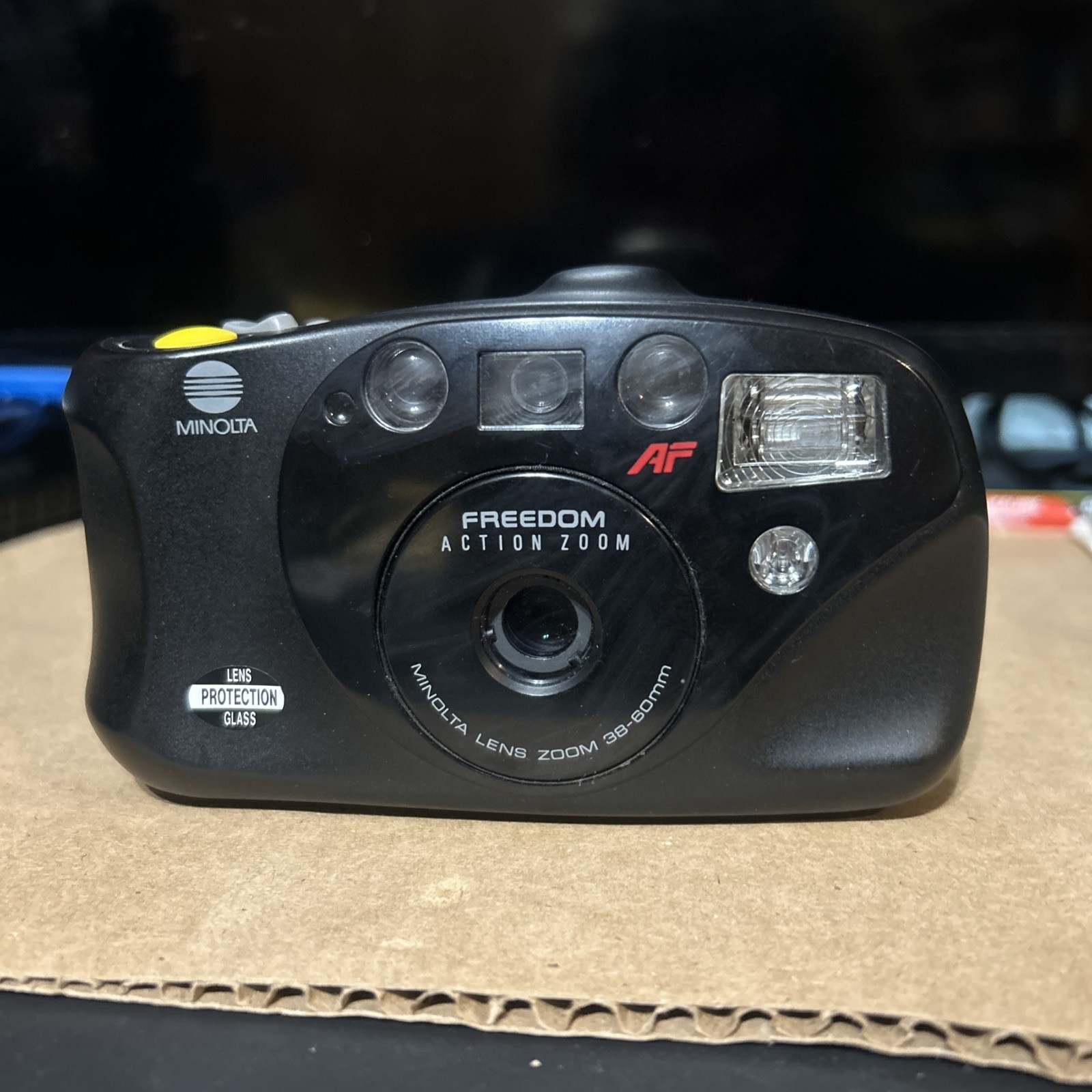 Minolta Freedom Action Zoom AF QD Point & Shoot 35mm Camera tested FREE SHIP