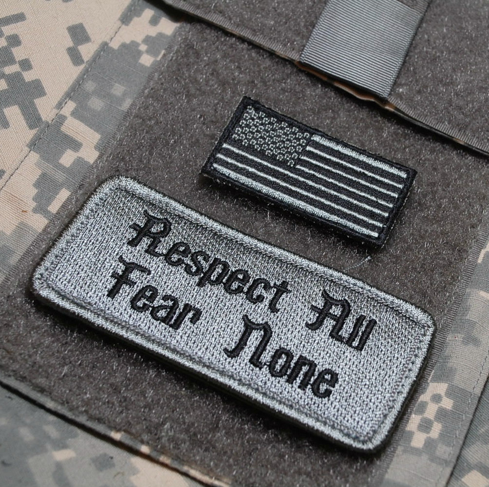 KANDAHAR WHACKER© MARSOC USMC RAIDERS SP OPS SSI Respect All Fear None + US Tab