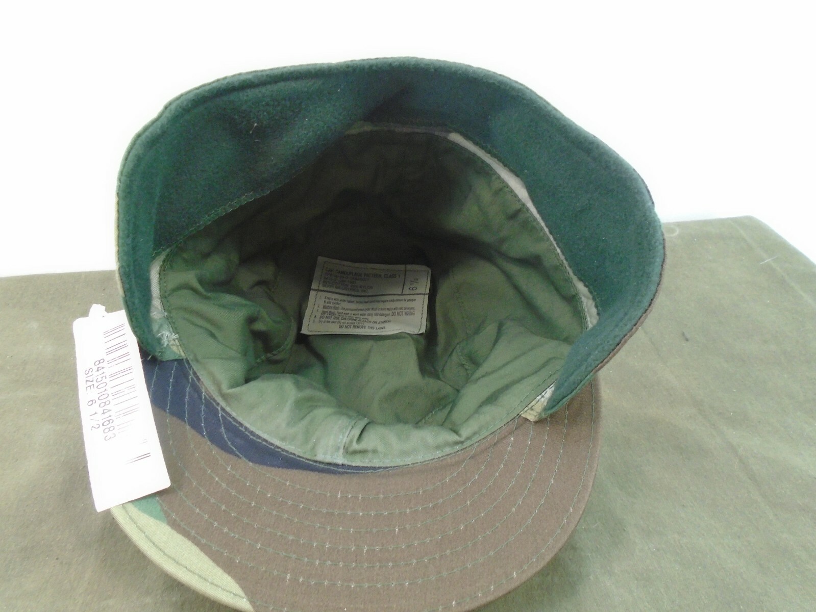 USGI US Military Army Combat BDU Cap Hat w Ear Cover 6 1/2 X-Small New 1999 47-B