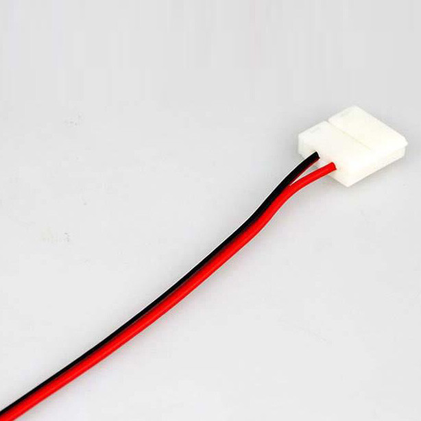 10pcs 2pin Connector Clip Adapter Wire to 8mm 10mm LED Strip 3528 2835 5050 5630