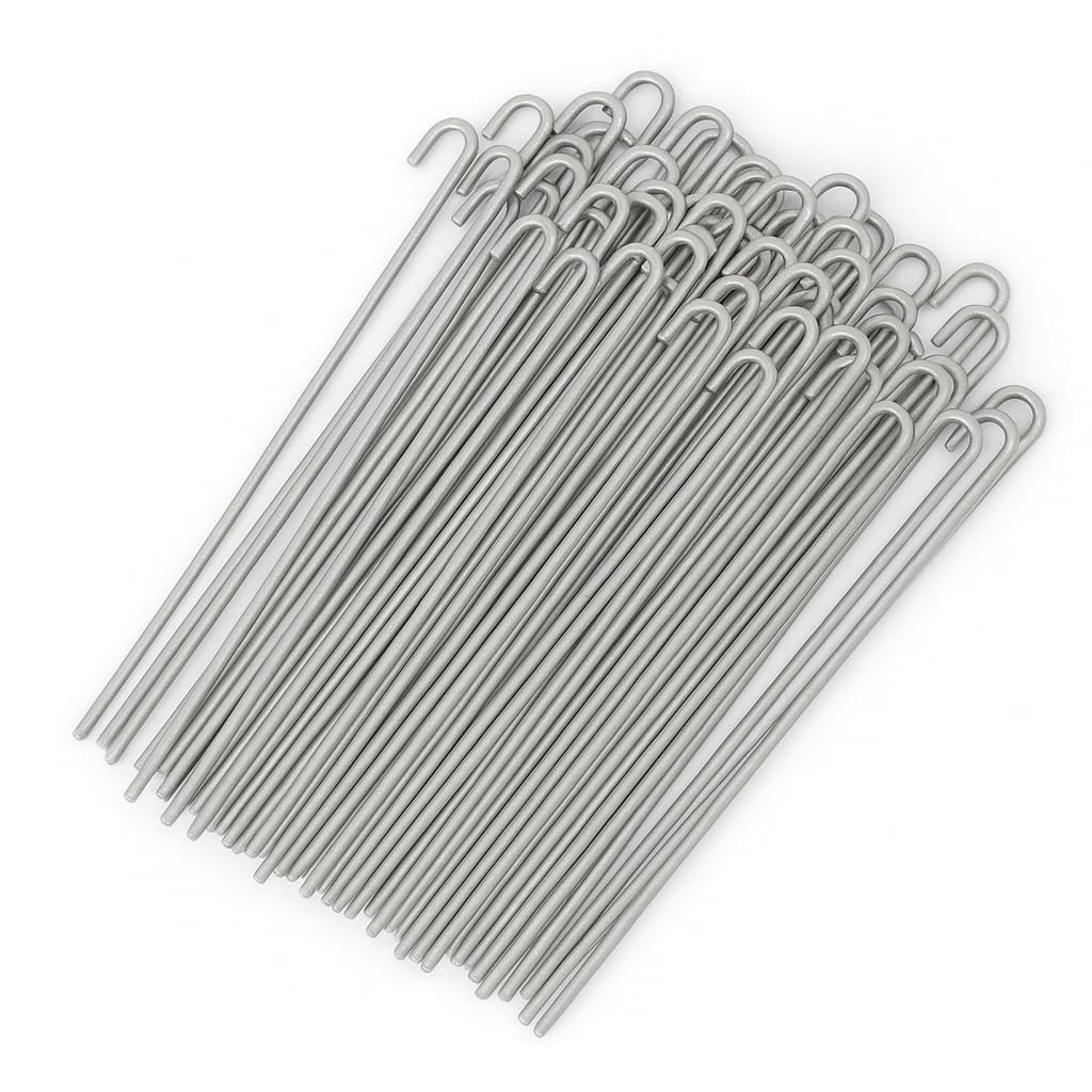 Chain Link Fence Ties Hot-Dip Galvanized Steel Fence Ties 100 Packs, Heavy Duty