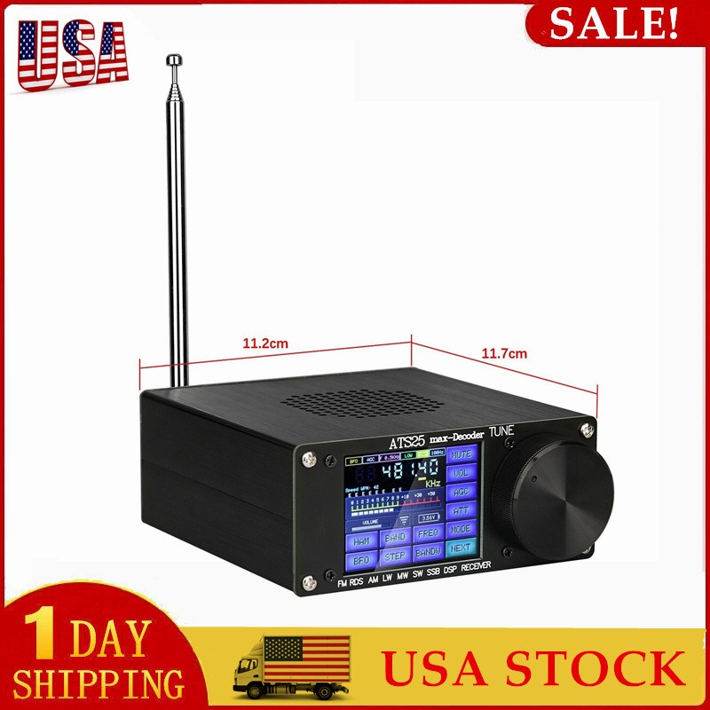 HamGeek ATS25max Si4732 Full Band Radio Receiver DSP SW Official Version w/Code