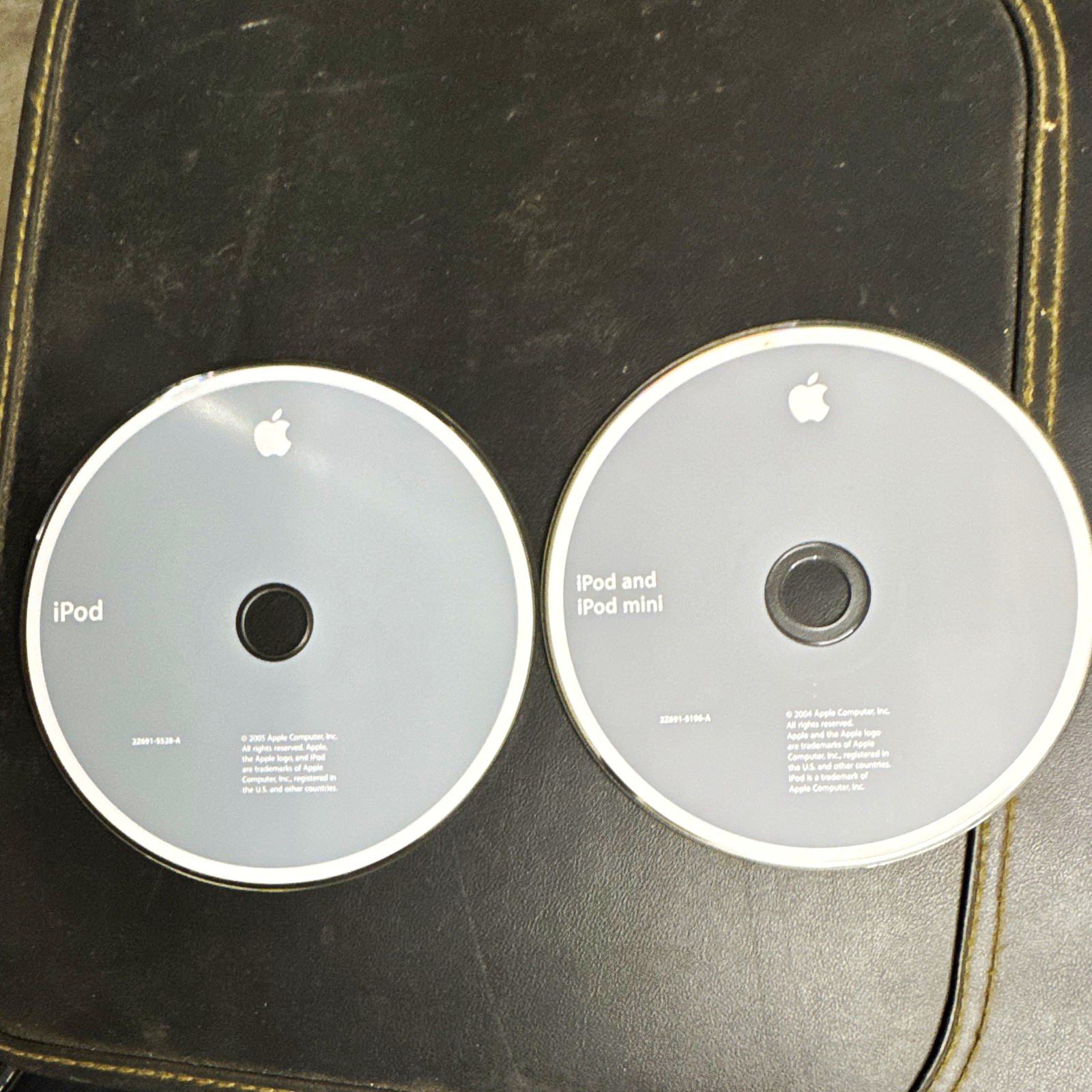 Apple iPod Utility Suites Software CDs Lot of 2 for Mac/Windows English