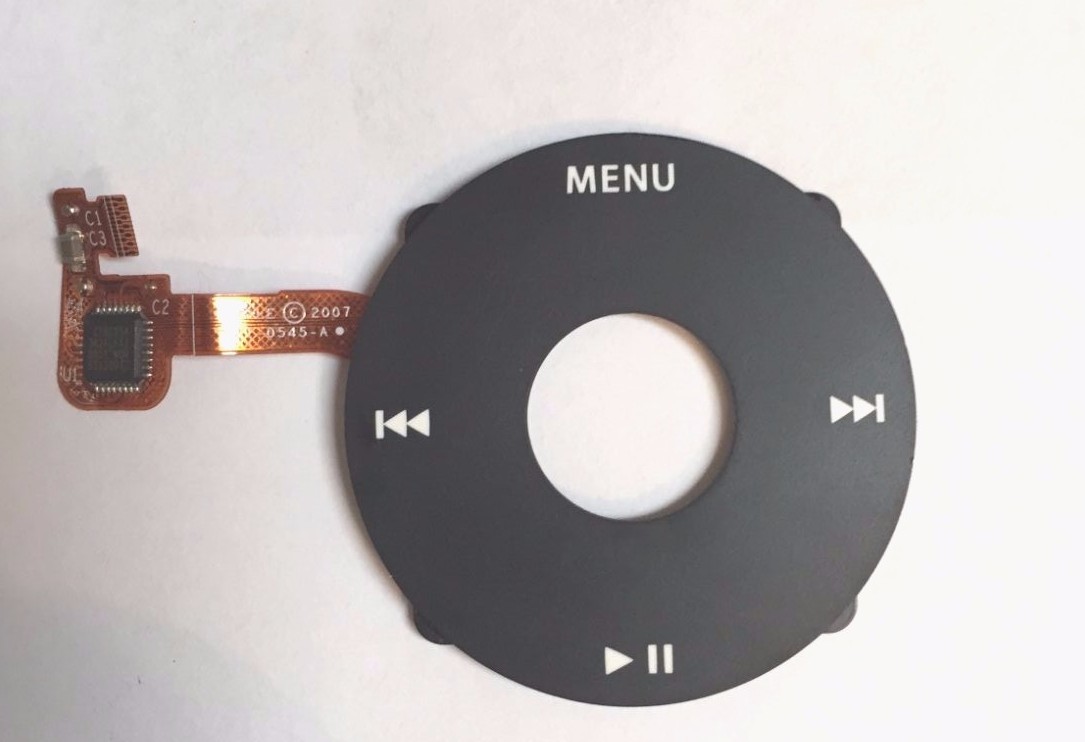Click Wheel with Flex Ribbon  Apple iPod Classic Black 6th 7th Gen 80 120 160
