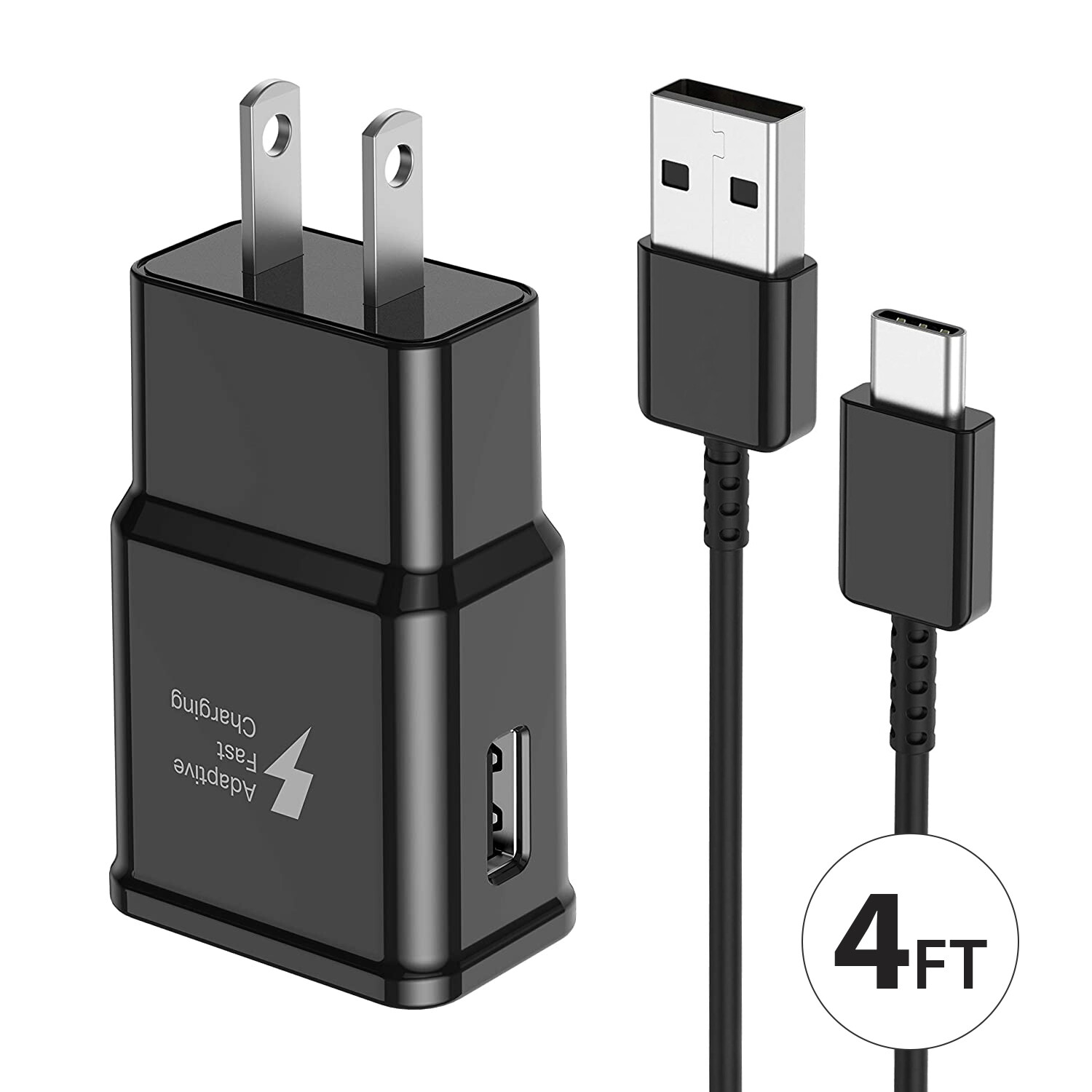 Original Samsung Galaxy S10 Note10 S8 S9 Plus Fast Wall Charger OEM Type-C Cable
