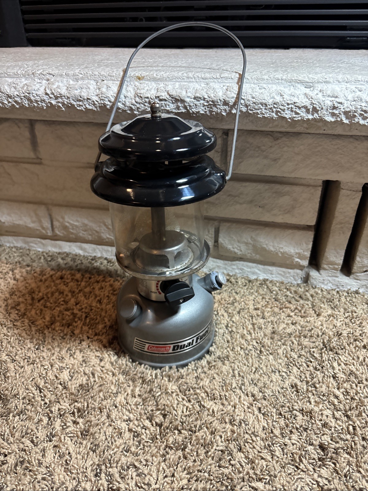 Coleman Dual Fuel Lantern 282-285 G-76 Dark Gray 7 - 93 Made in USA