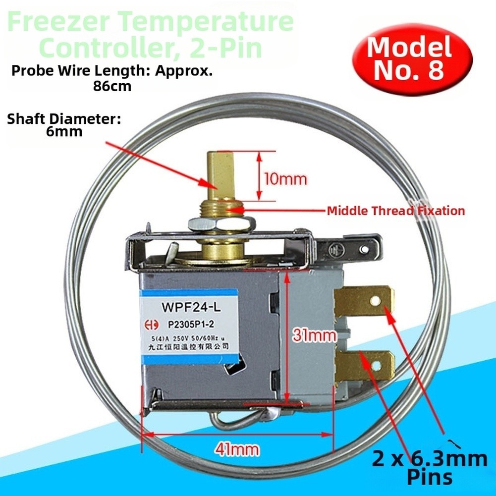 Temperature Control Switch for Refrigerator Cooling Unit Mechanical Thermostat