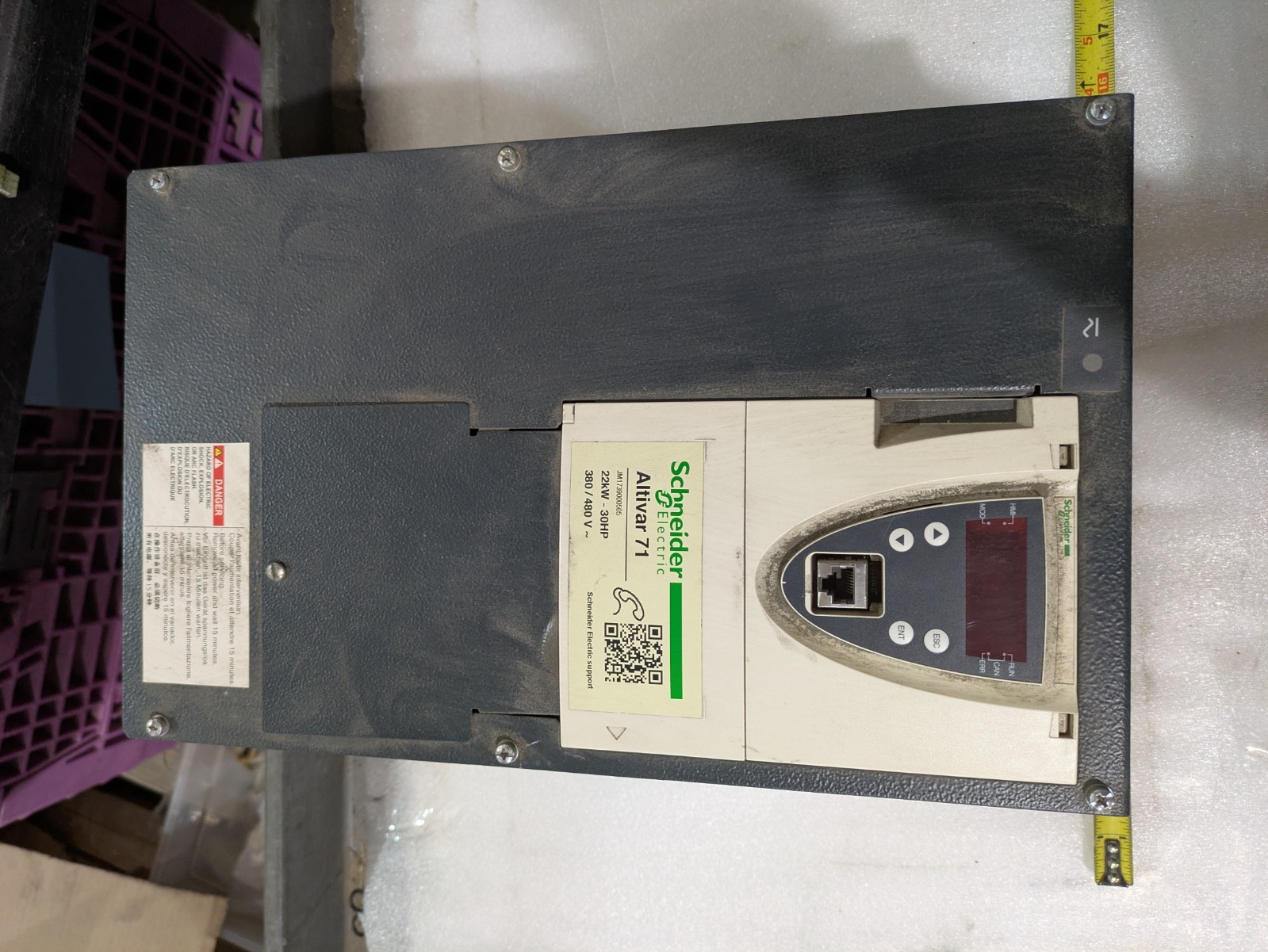 Schneider ATV71HD22N4 Altivar 71 22kW 30HP 380/480V VFD AC Drive Industrial OEM