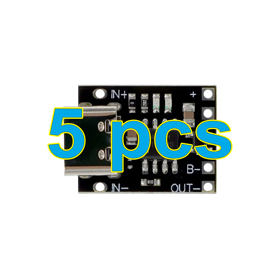 Smallest USB Type C Lithium Battery Charging Module & Protection 3.7V 4.2V