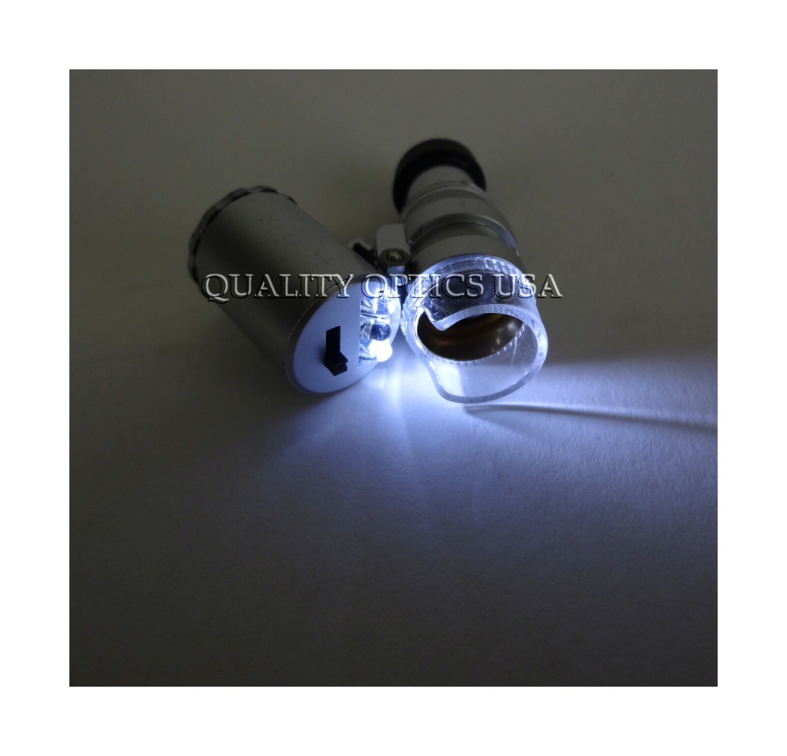 60X 2 LED LIGHTED MICROSCOPE HYDROPONICS SEEDLING PLANT MAGNIFIER INSPECTION