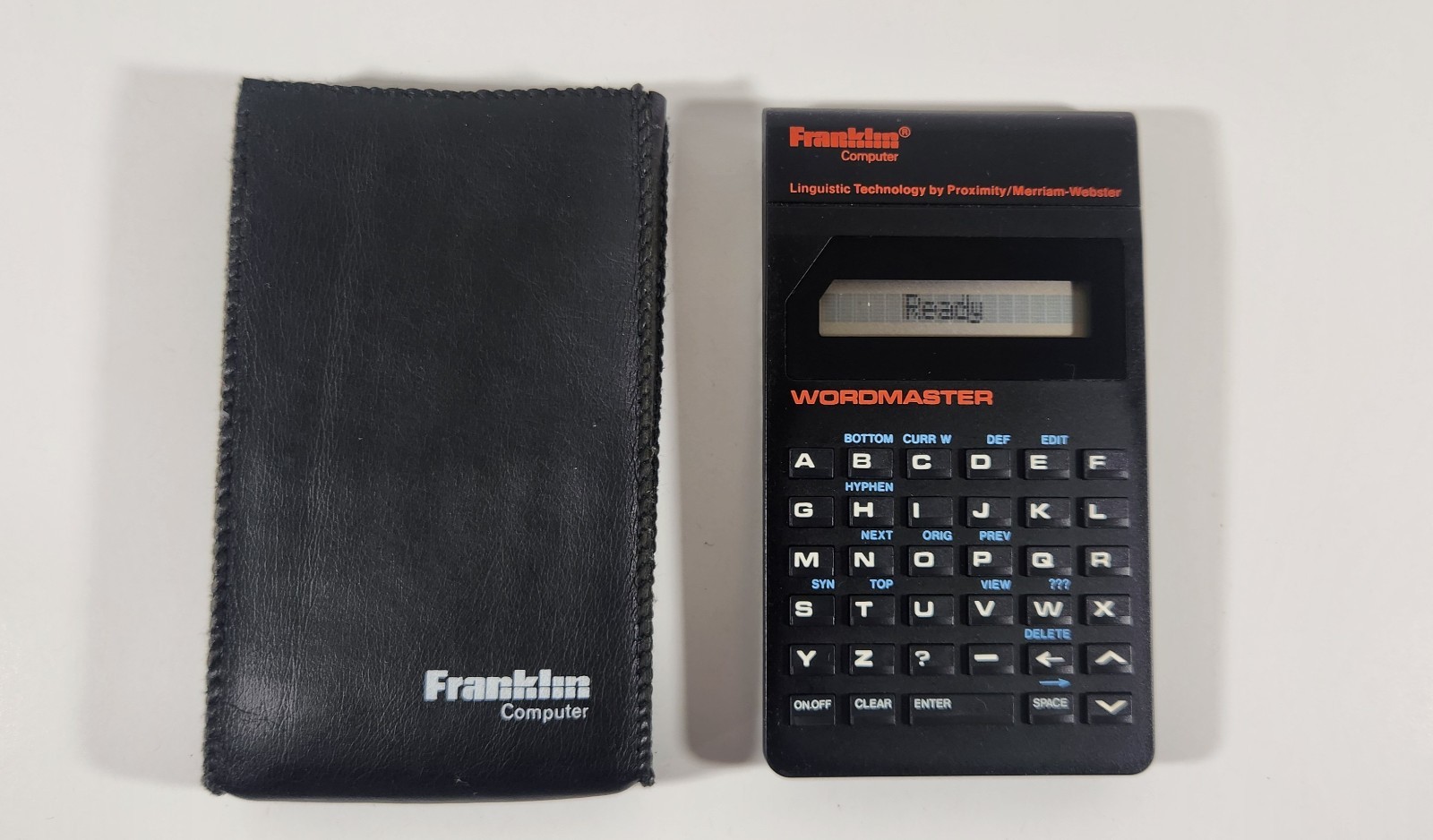 FRANKLIN WORDMASTER ELECTRONIC DICTIONARY WM-1200 WITH SOFT CASE