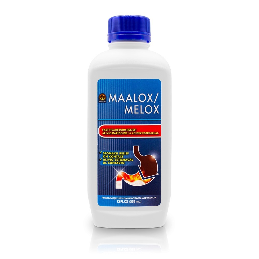 MELOX HEARTBURN RELIEF 12 FL OZ