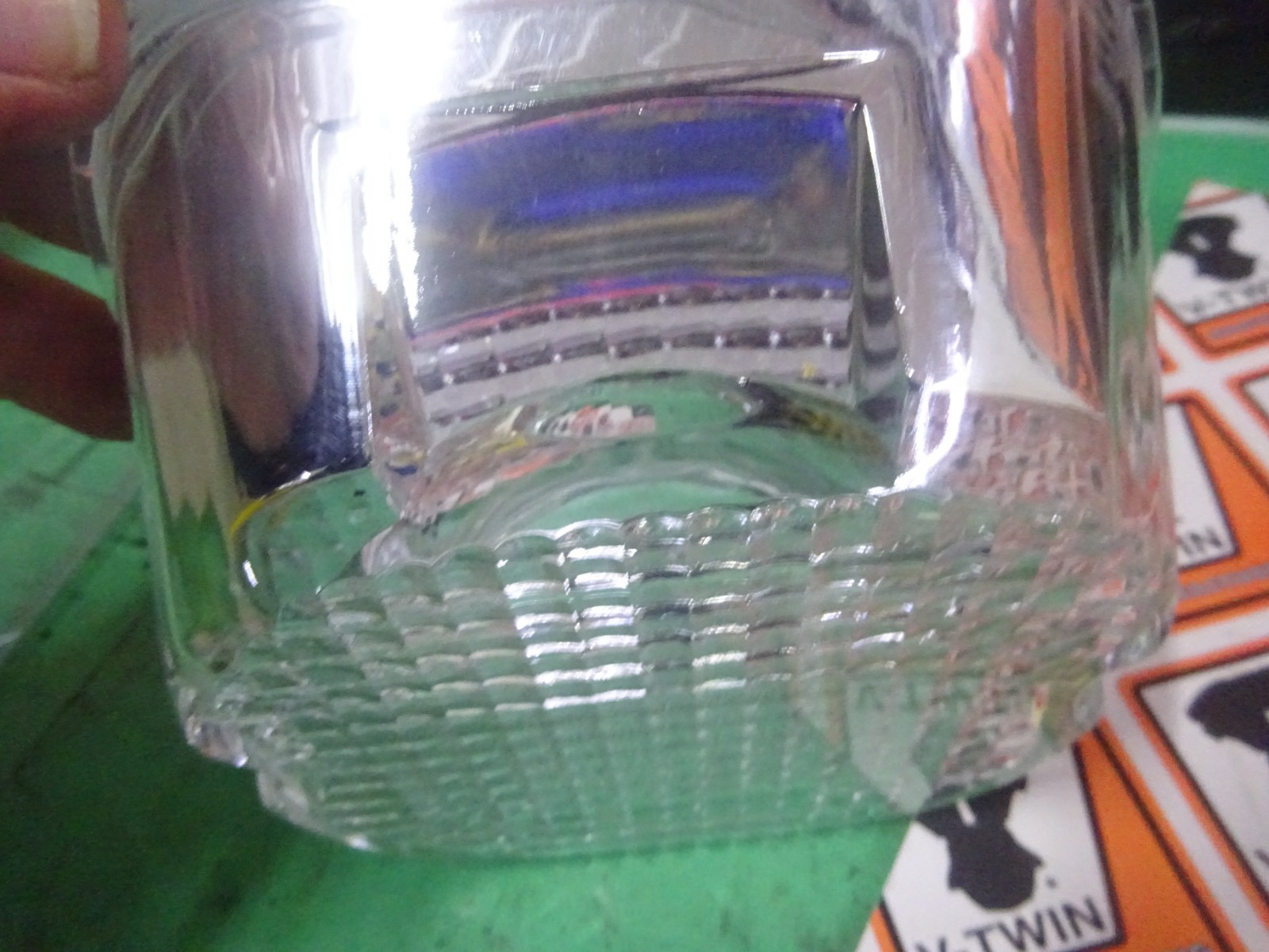 Harley BTs XLs CHOICE of Rpl 99-03 LAYDOWN CLEAR TAILLIGHT LENS TOP/BOT WINDOW