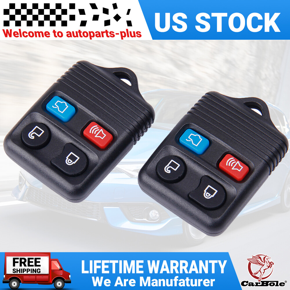 2 Keyless Entry Car Remote Key Fob For Ford Mercury Lincoln Expedition Mariner
