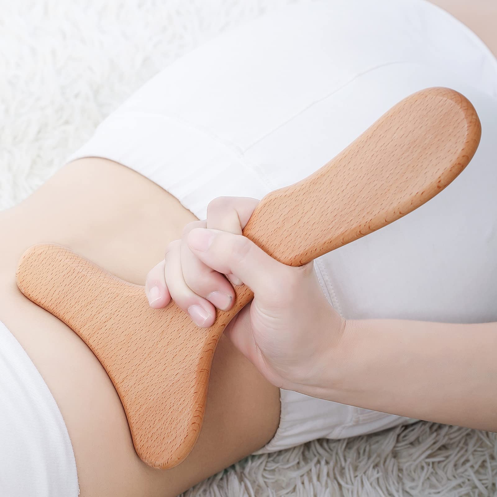 Komogir Wood Therapy Massage Tool Wooden 1 Count (Pack of 1), Natural