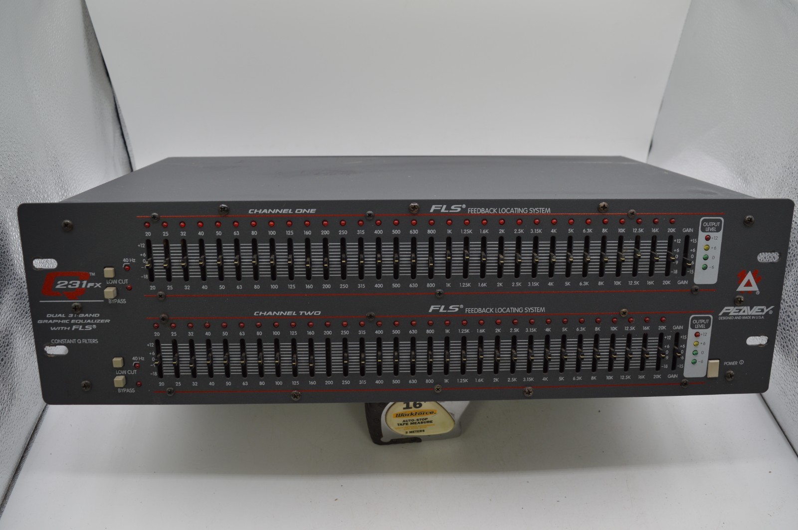 Peavey Q231FX Dual 31-Band Graphic Equalizer 7467