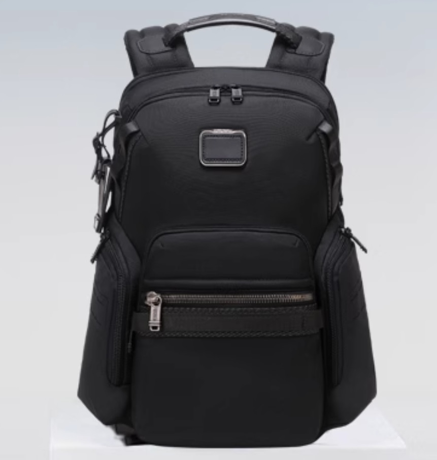 NEW TUMI Alpha Bravo 232793 Navigation Backpack Black Business/Casual Bag