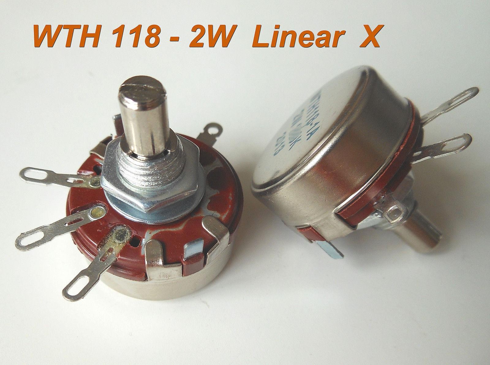 5pcs 33K Ω Ohm WTH118 WTH118-1A 2W Linear Potentiometer