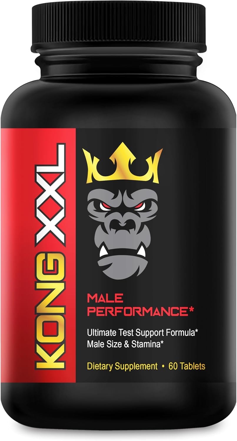 Kong XXL- Ultimate Male Performance and Enlargement Pills for Men- Add 3-6”...
