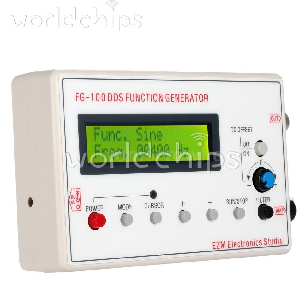 FG-100 DDS Function Signal Generator Module 1HZ-500KHz Sine + Square Wave