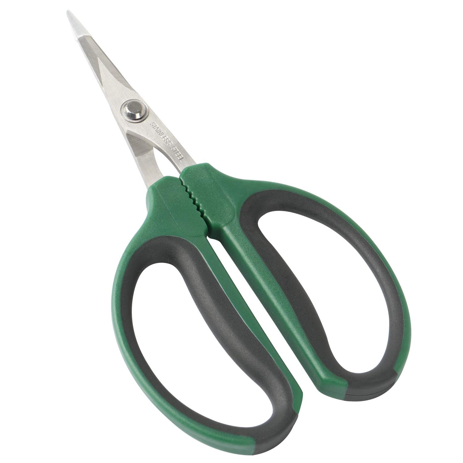 CastleGreens 6-Inch Stainless Steel Garden Bonsai Pruning Shears 40mm, Green