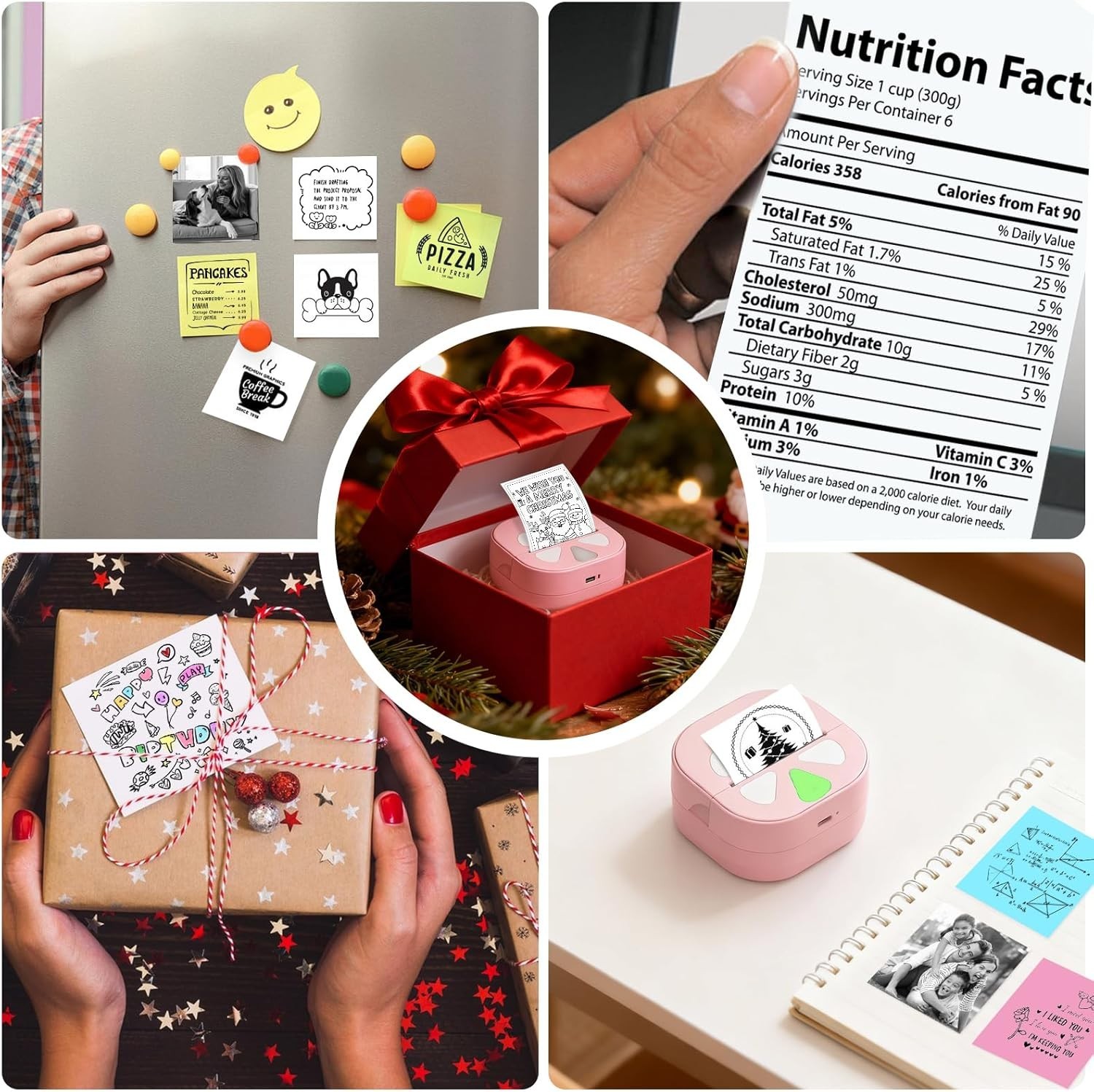 Versatile Mini Sticker Printer: Instant Labels & Stickers for Creative Projects