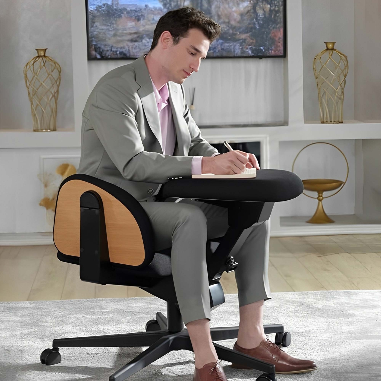 Multifunctional Creativity Chair Meditation, ADHD, Cross-Legged Office Home Use