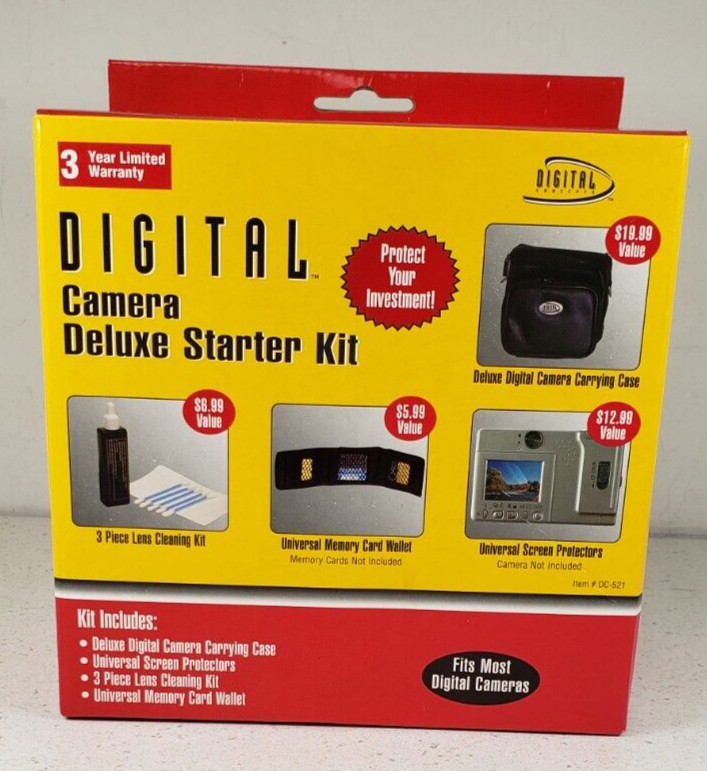 Universal Digital Camera Deluxe Starter Kit by Digital Concepts