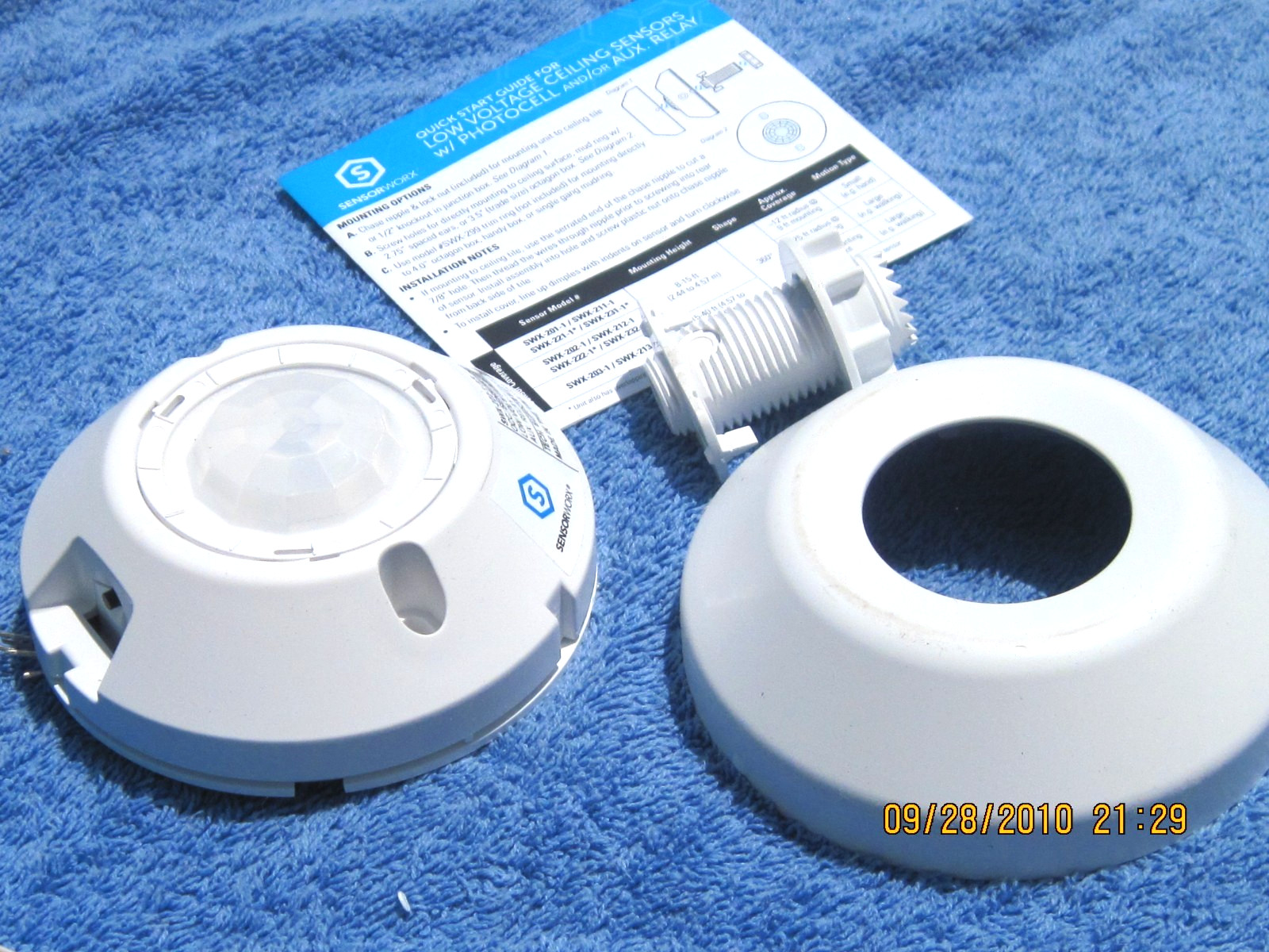 NEW Sensorworx SWX-222-1 Low Voltage Ceiling Mount Occupancy Sensor FREE SHIP!!!