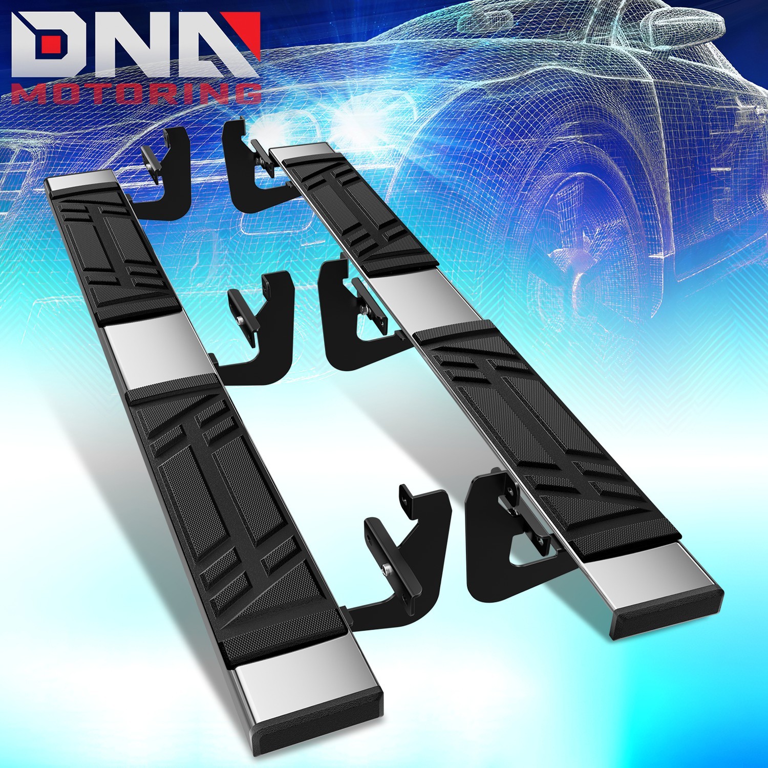For 2015-2024 Ford F150 F250 F350 SD Extended Cab 6.5" Step Bar Running Boards