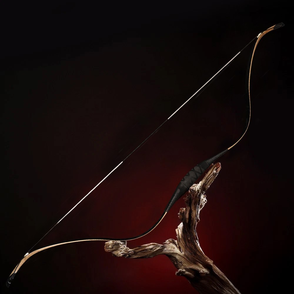 AF Archery 54" Laminated Recurve Bow 45lbs Handmade Horseback Hunting Bow
