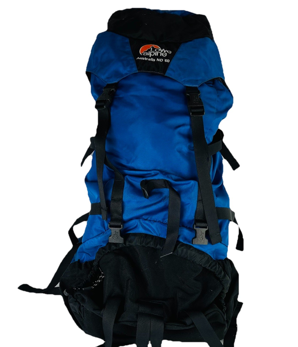 Lowe Alpine Australis ND 60 hiking backpack internal frame blue